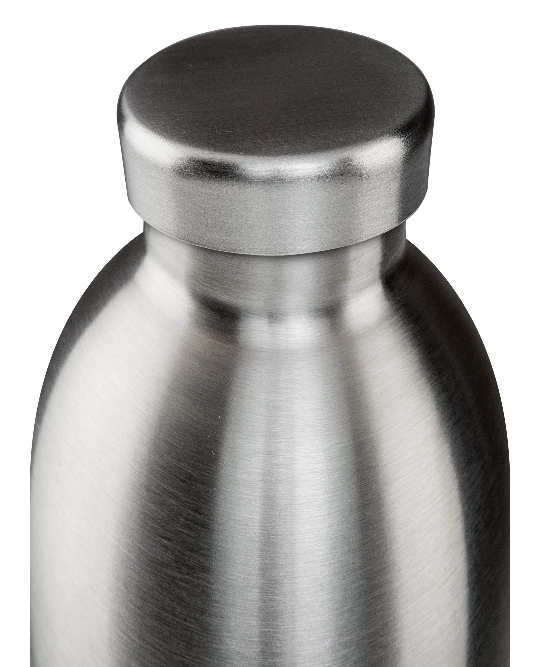 24bottles Clima Bottle 500ml Double walled insulated Stainless Steel water bottle eco friendly reusable BPA free hot cold modern portable leak proof for travel office home gym - SteelSustainable LivingThe CLIMA Bottle 500ml from 24Bottles is a stylish and